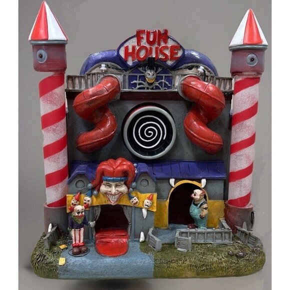 Carnival Funhouse Clown Theme Spooky Halloween Village 2024 by Pumpkin Village - Picture 1 of 8